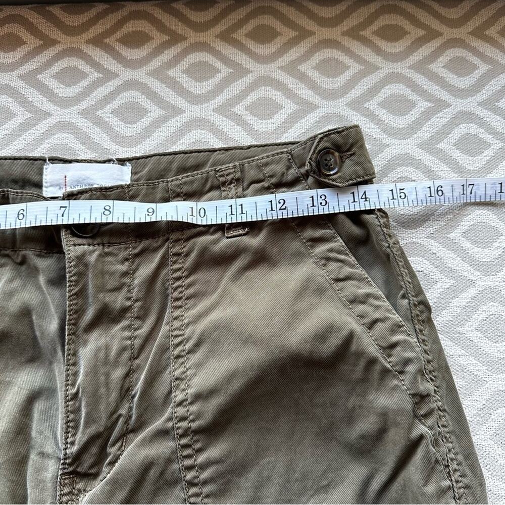 Anthropologie Army Green Cargo Jogger sz 26 Military Inspired Boho Chic - Picture 4 of 10